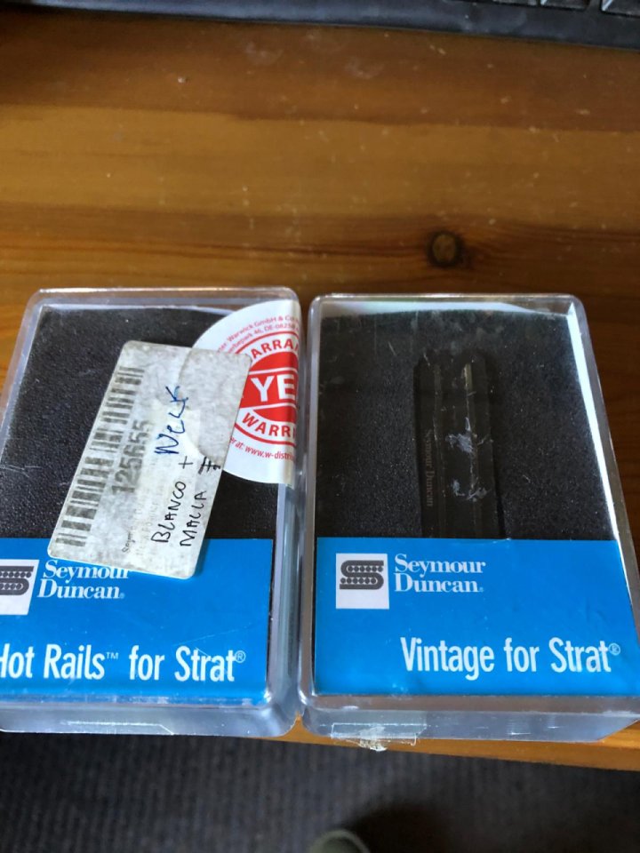 Pastillas Seymour Duncan SHR 1. B y N