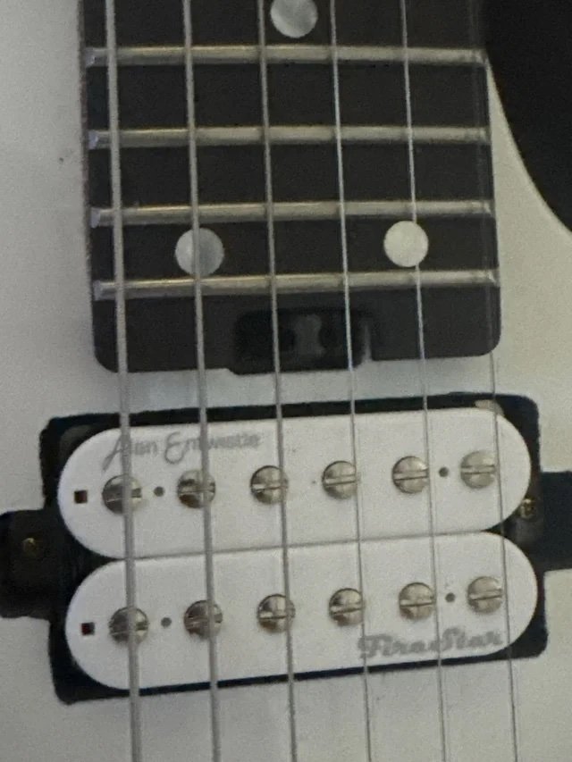 Soloking MS-1 Custom HH Blanca y Dorado