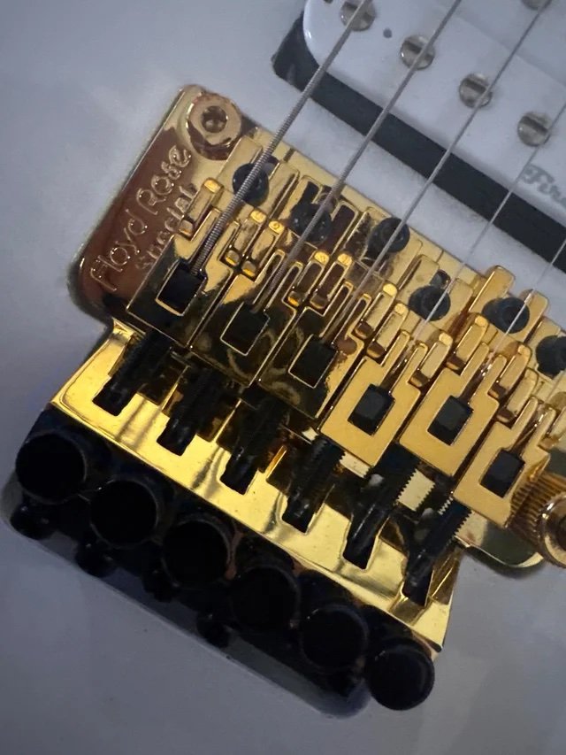 Soloking MS-1 Custom HH Blanca y Dorado