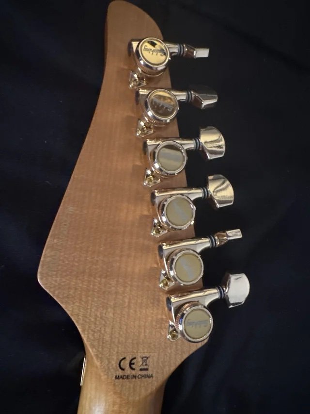 Soloking MS-1 Custom HH Blanca y Dorado