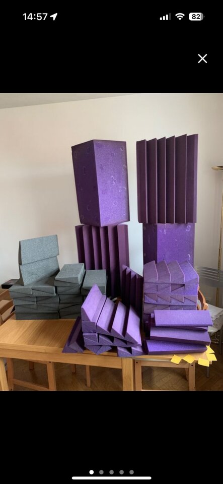 Trampas de graves y Paneles acusticos Auralex DST