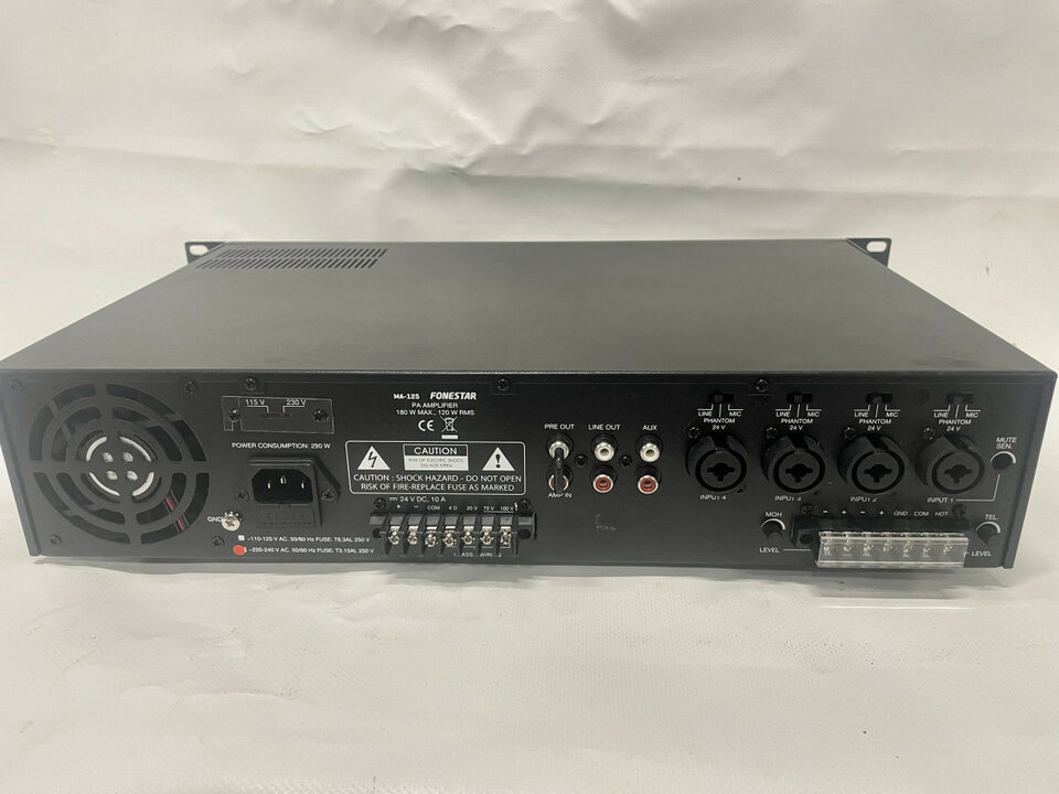 Amplificador de megafonía FONESTAR MA-125