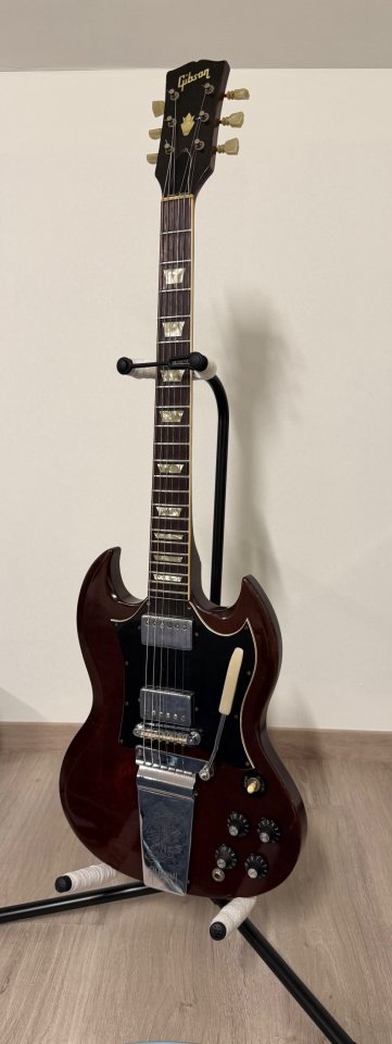 Gibson SG Standard 1971 Cherry – Certificado Pre-CITES (Cambio)