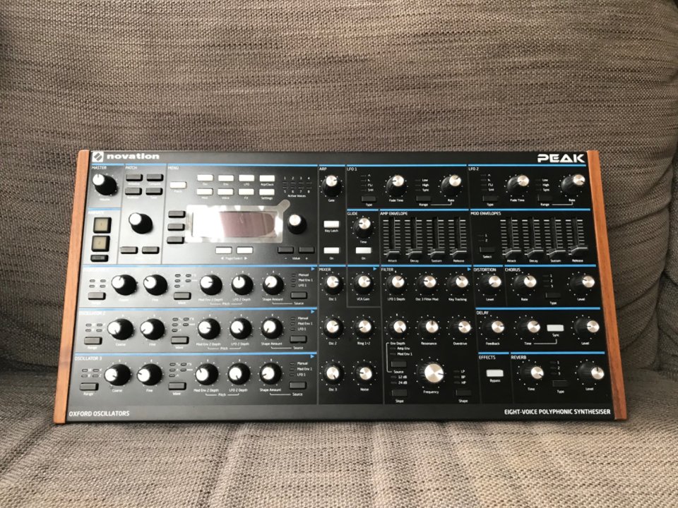 Novation Peak + Decksaver y presets BOC