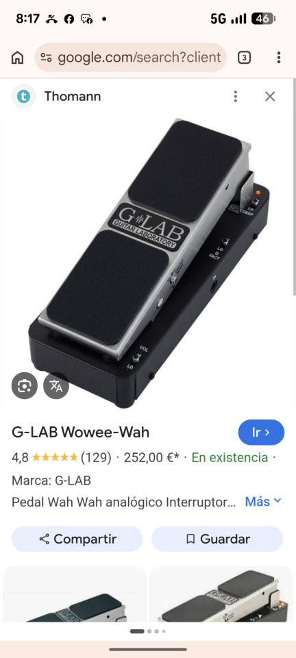 G-Lab Wowee Wah de segunda mano · Foto 2 de 2 · Valencia · 170 €