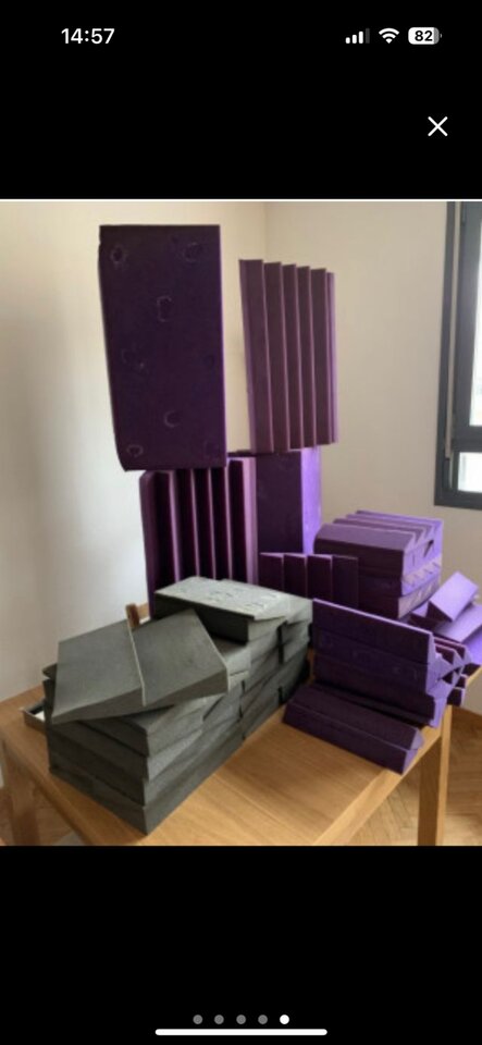 Trampas de graves y Paneles acusticos Auralex DST