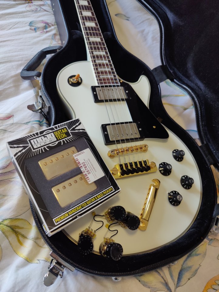 Tokai LC142 con upgrades