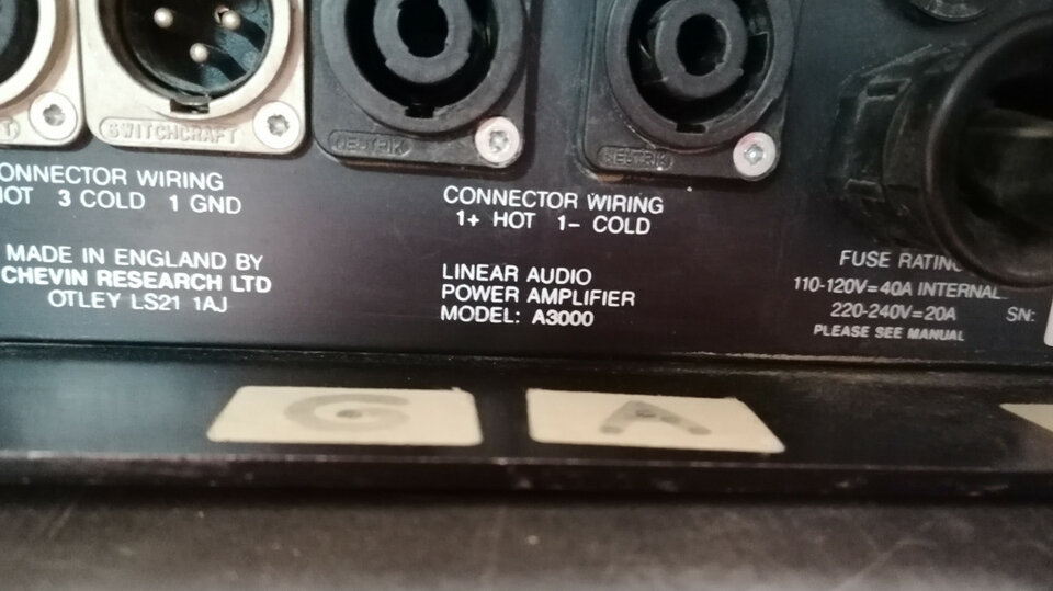 Etapa de gran potencia Chevin Research A3000