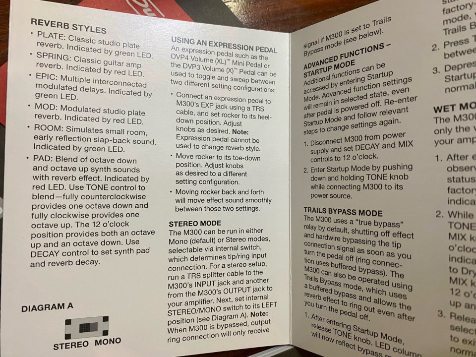 MRX M300 Reverb (nuevo)