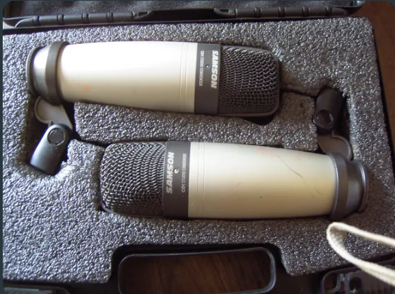 aereos SAMSON C01 studio mic condenser x2