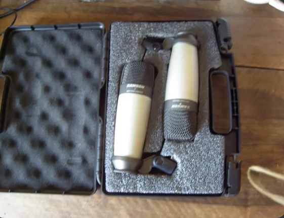 aereos SAMSON C01 studio mic condenser x2