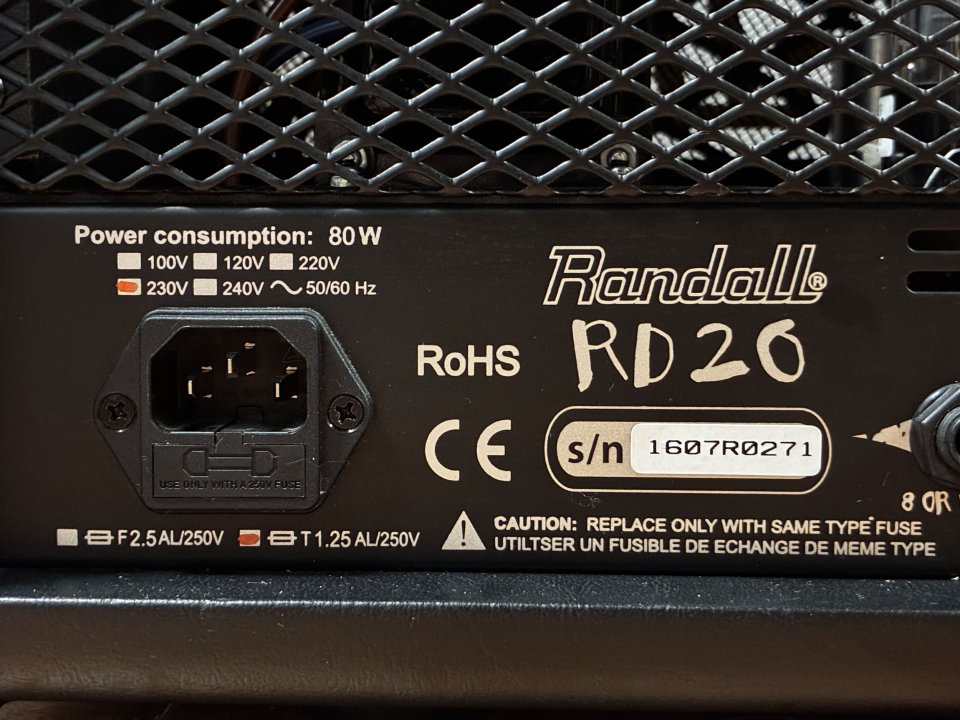 Randall Diavlo RD20H - 20W de segunda mano · Foto 6 de 8 · Jaén · 329 €