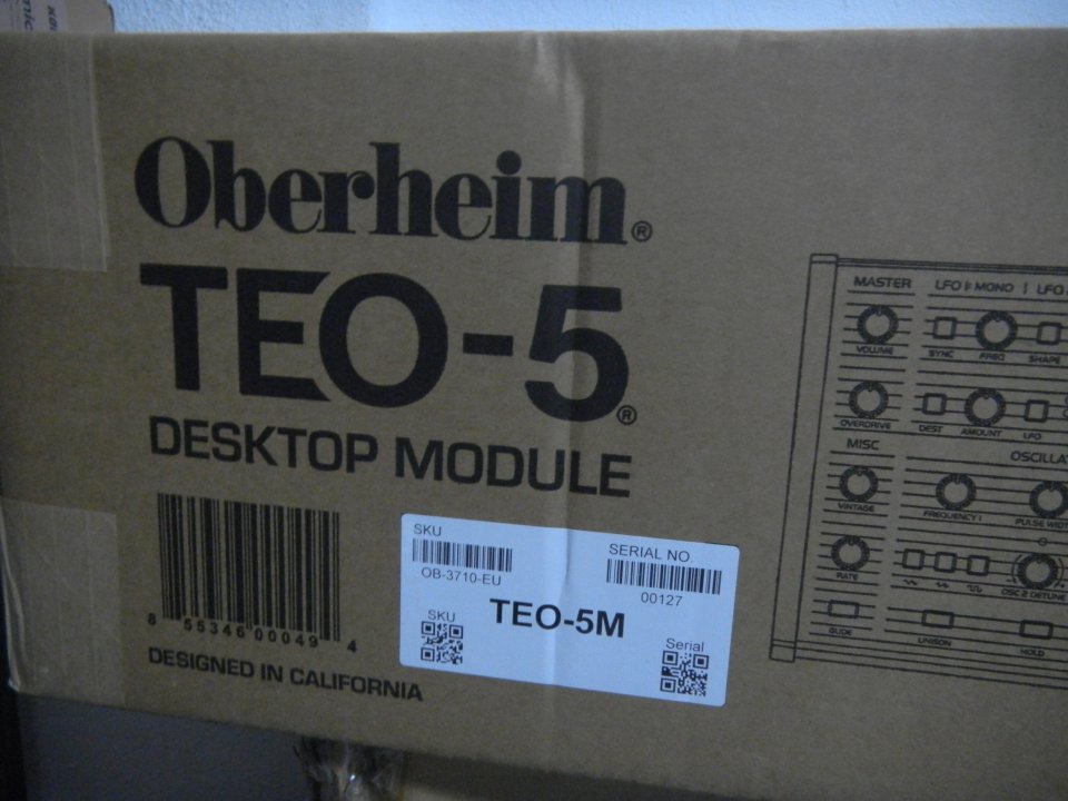 OBERHEIM TEO-5 Modulo ( sin desprecintar ) de segunda mano · Foto 1 de 2 · Málaga · 825 €