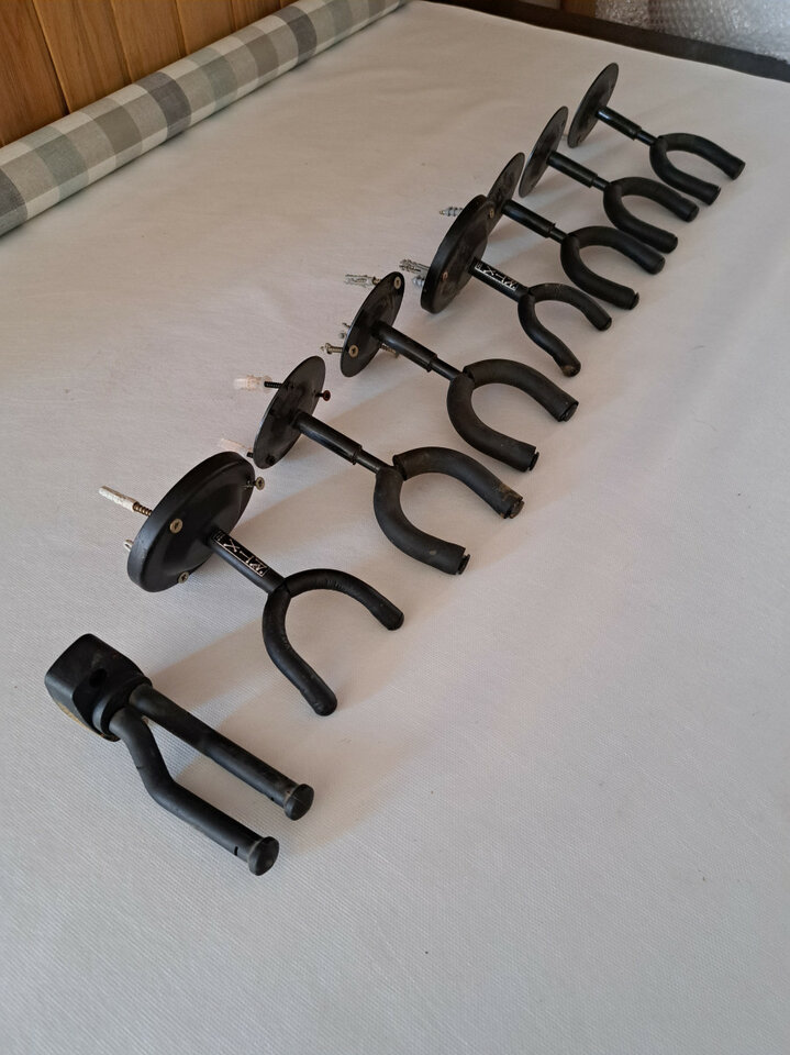Lote de 8 colgadores de pared para guitarra o bajo RTX y otras marcas