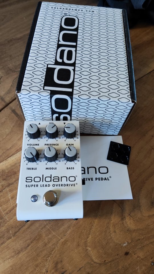 Soldano SLO. Distorsión