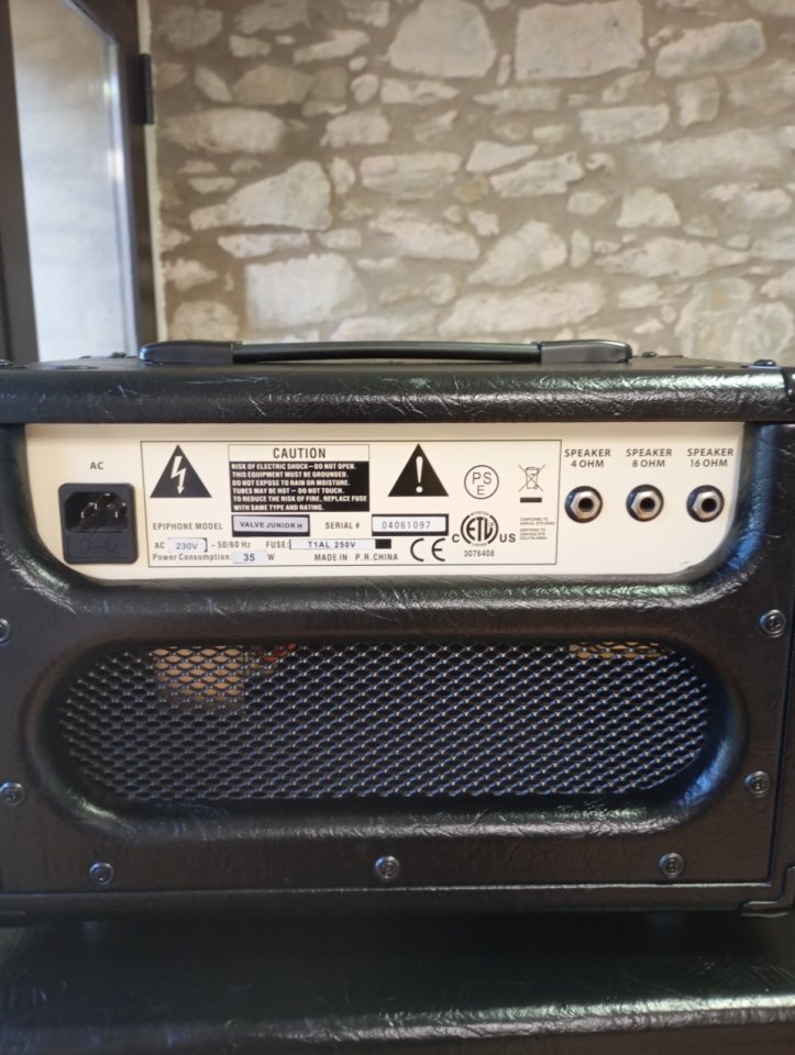 Epiphone Valve Junior cabezal y pantalla de segunda mano · Foto 5 de 7 · Girona · 250 €