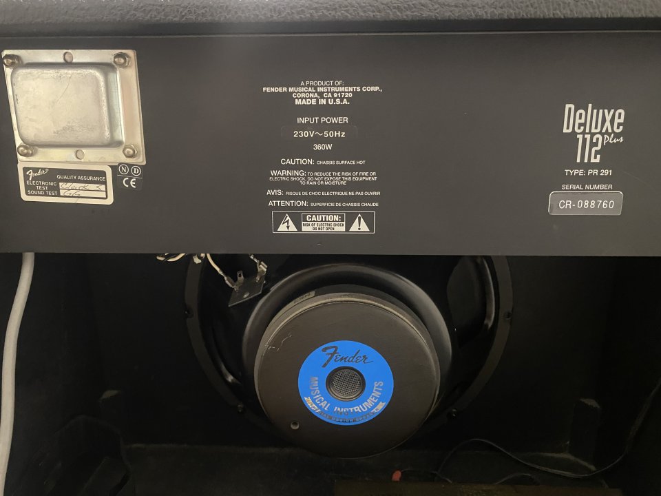 Combo Fender 112 deluxe plus