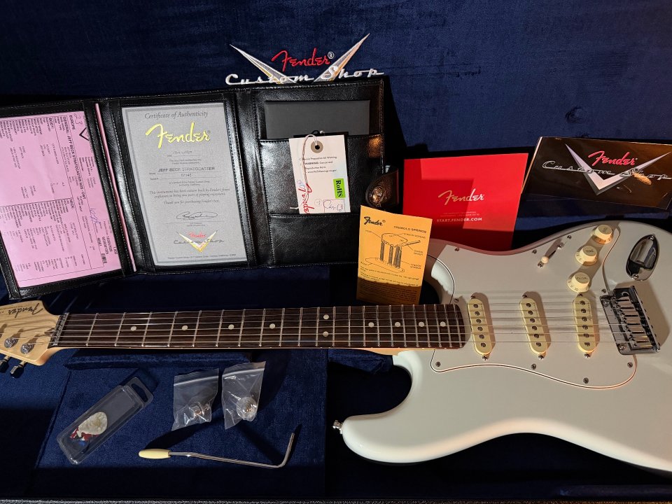 [RESERVADA] Fender Custom Shop Jeff Beck Stratocaster 2024 - Olympic White