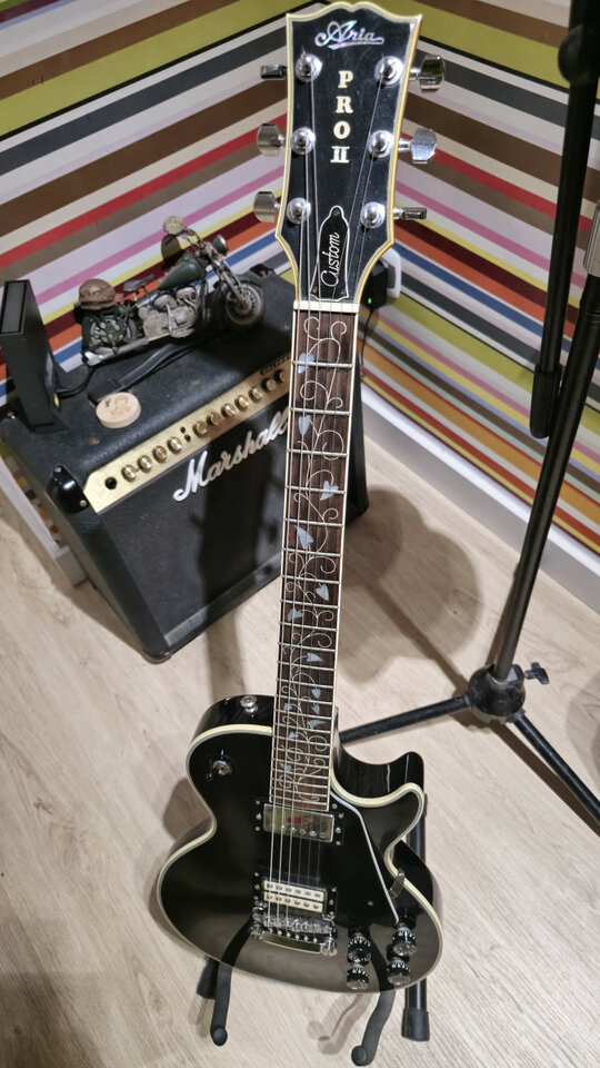 Aria pro II, coustom LP, árbol vida
