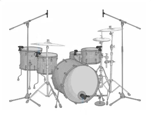 ALQUILER Kit micros de batería BIZKAIA