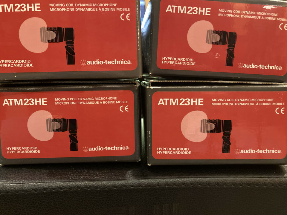 Audio-Technica ATM 23HE micro caja y tom - envío gratis - 3 disponibles