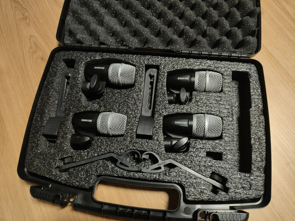 Shure PG56 pack 4 micros + micro de regalo