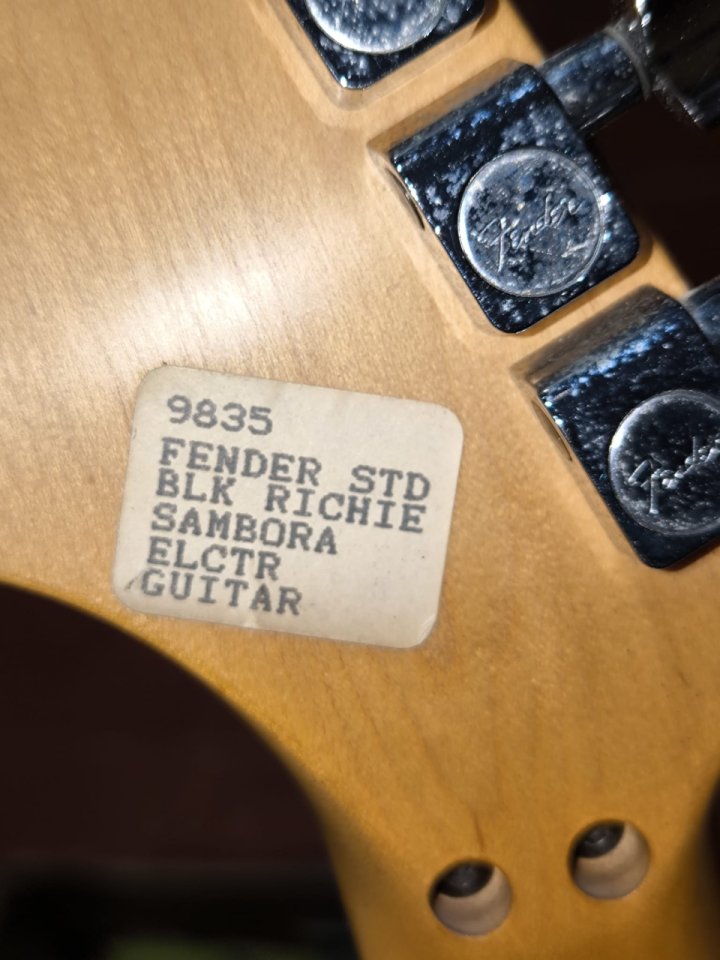 Fender Stratocaster Richie Sambora México 2001