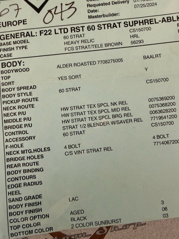 Pastillas Fender Texas Special Handwound