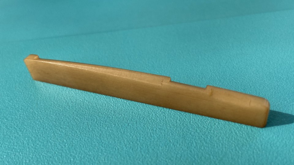 Silleta de hueso de camellho para guitarra Folk 72mm