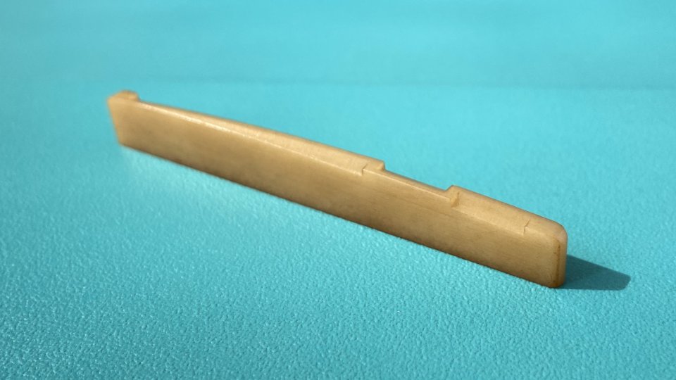 Silleta de hueso de camellho para guitarra Folk 72mm