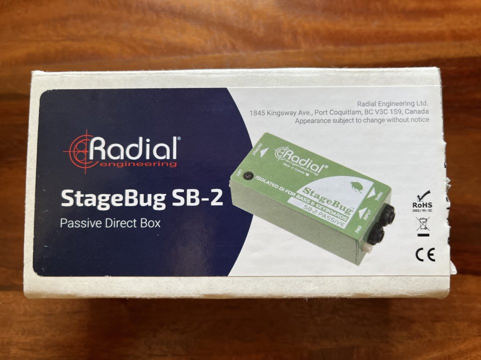 Radial StageBug SB-2 Caja de Inyección Pasiva de segunda mano · Foto 1 de 7 · Alicante · 70 €