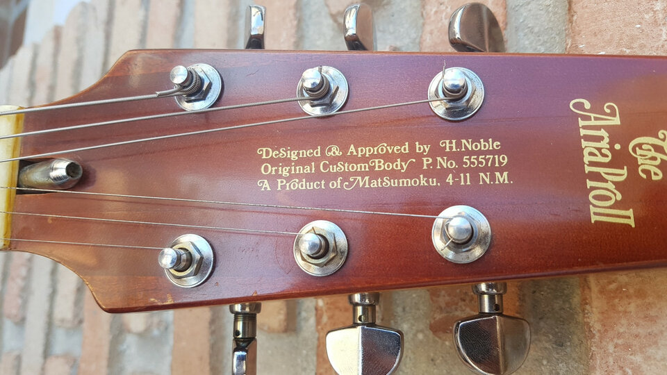 The Aria Pro II Masterpiece Prototype PE-1000,  año 1.977, Matsumoku, Japon