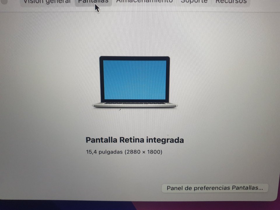 Macbook Pro 15 pulgadas