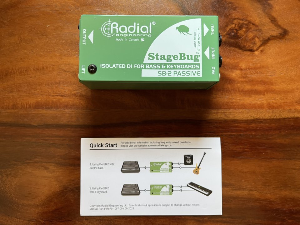 Radial StageBug SB-2 Caja de Inyección Pasiva de segunda mano · Foto 2 de 7 · Alicante · 70 €