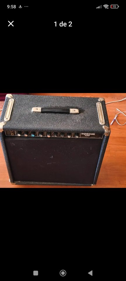 Combo Peavey Special de los 80 mejorado.