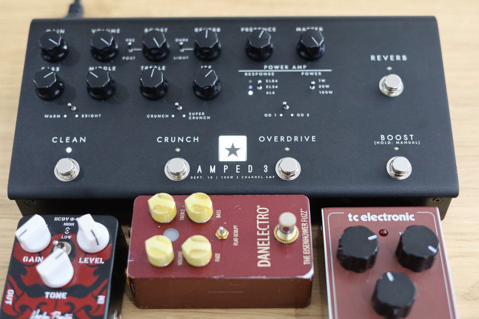 Blackstar Amped 3 +  The Eisenhower Fuzz + TC Rusty Fuzz + Ultimate Drive