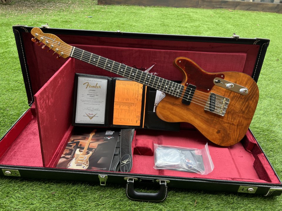 FENDER CS 2020 ARTISAN KOA Tele de segunda mano · Foto 4 de 8 · Valencia · 4500 €