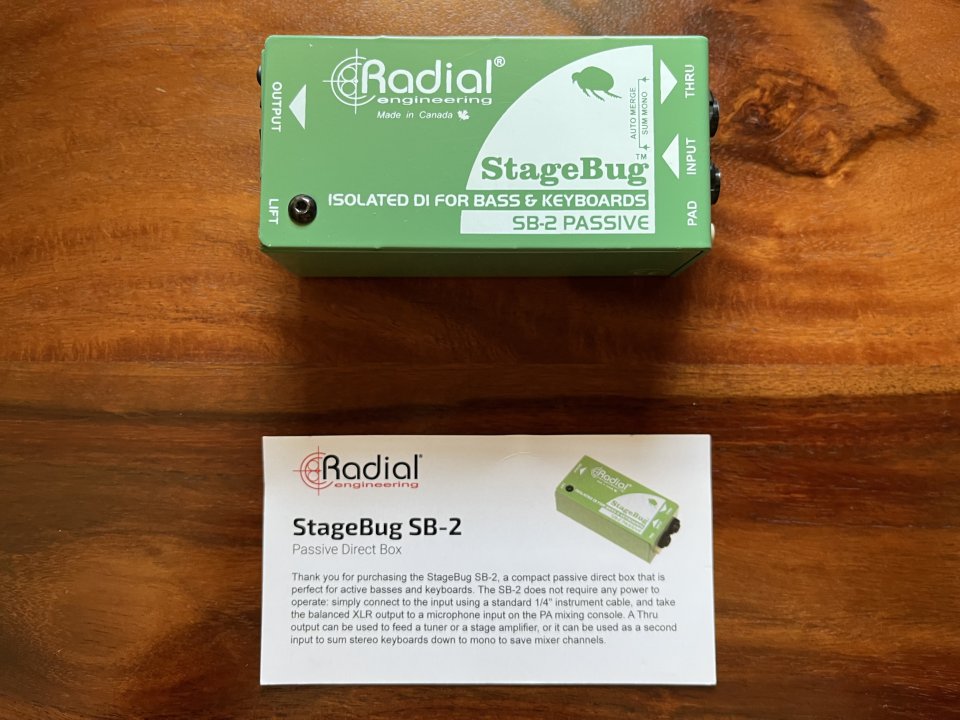 Radial StageBug SB-2 Caja de Inyección Pasiva de segunda mano · Foto 3 de 7 · Alicante · 70 €