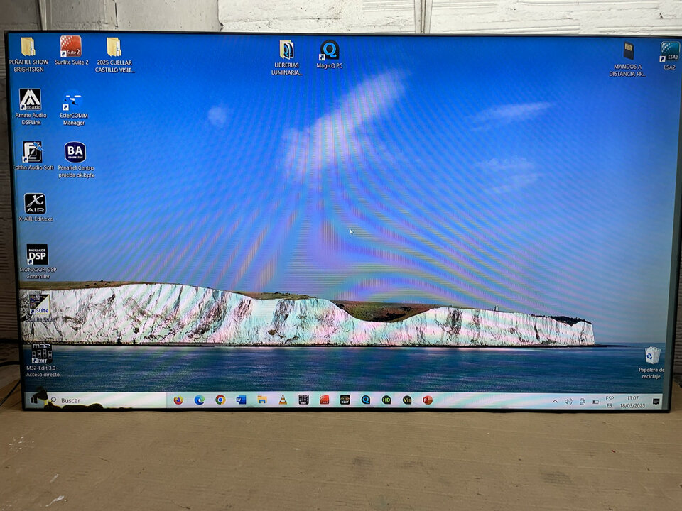 Monitor videowall LG 47" dañado