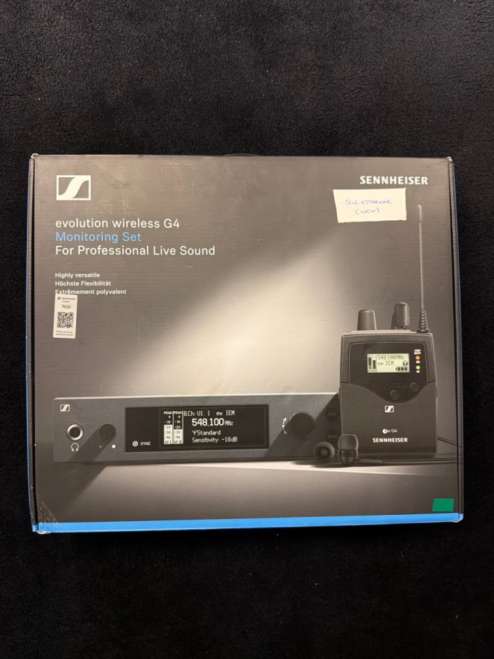 Sennheiser ew IEM G4-A1 (Nuevo a estrenar - Monitorización In-Ear) de segunda mano · Foto 5 de 6 · Pontevedra · 800 €