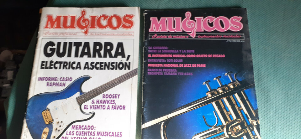 5 revistas de Mus&icos n°51-64-76-79-81