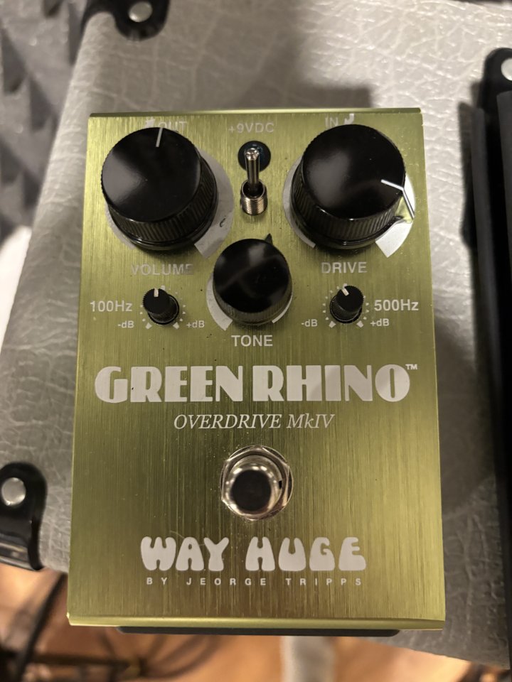 Pedal de guitarra Way Huge Green Rhino de segunda mano · Barcelona · 75 €