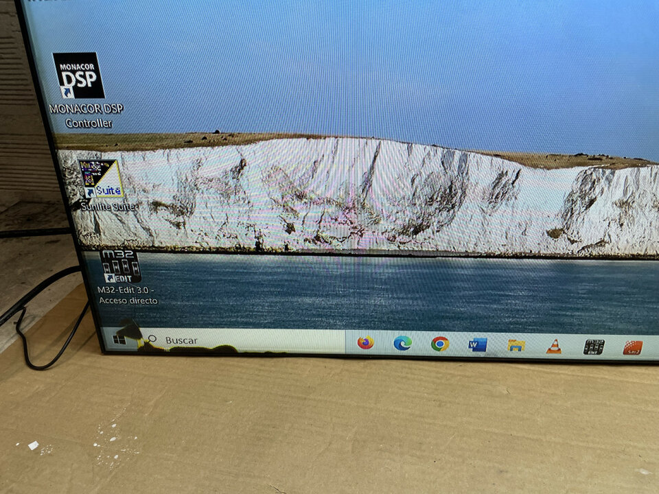 Monitor videowall LG 47" dañado