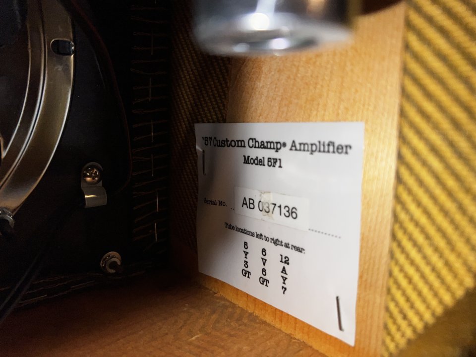 Fender Champ 57 Custom