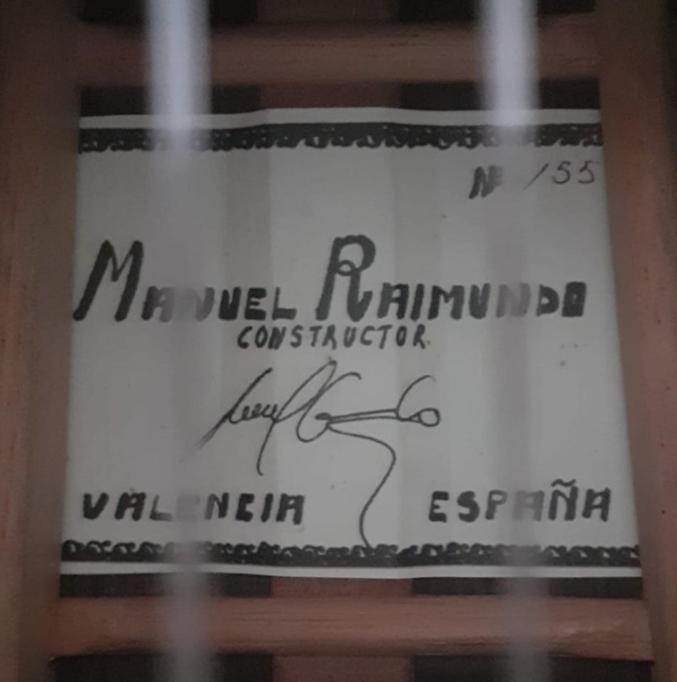 Raimundo 155 Classical Guitar de segunda mano · Foto 8 de 8 · Girona · 1600 €