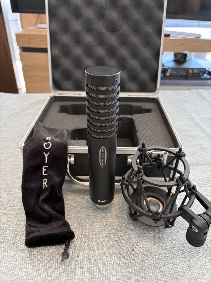 Royer R-101 – Micrófono de cinta (Ribbon) de segunda mano · Málaga · 550 €