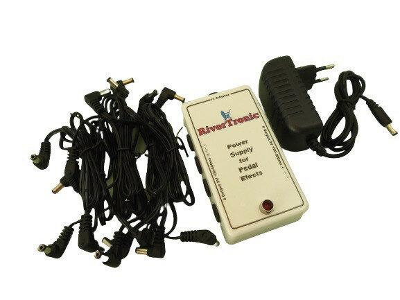 Fuente de alimentación para pedalera de efectos Power Suppy 8 salidas 9V