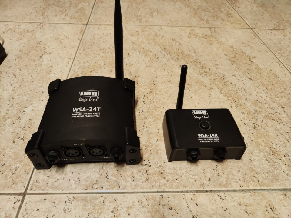 Conjunto de emisor y receptor de audio inalámbrico IMG Stage Line