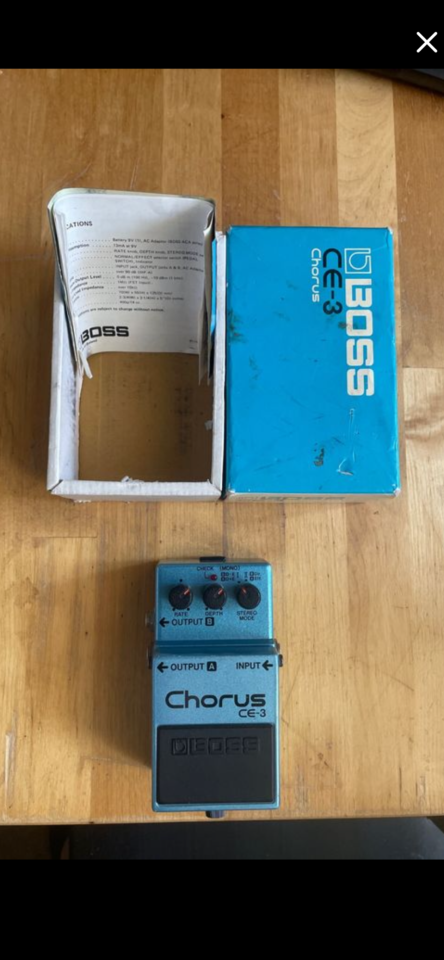 BOSS CE-3 Chorus Pedal - Made in Japan