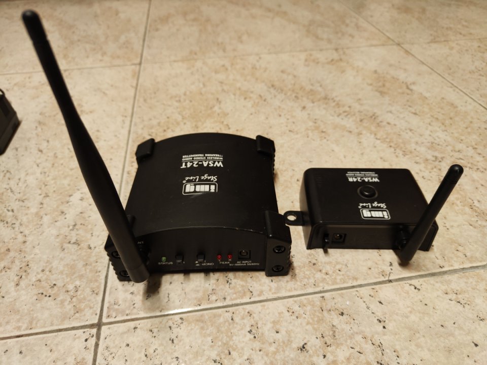 Conjunto de emisor y receptor de audio inalámbrico IMG Stage Line